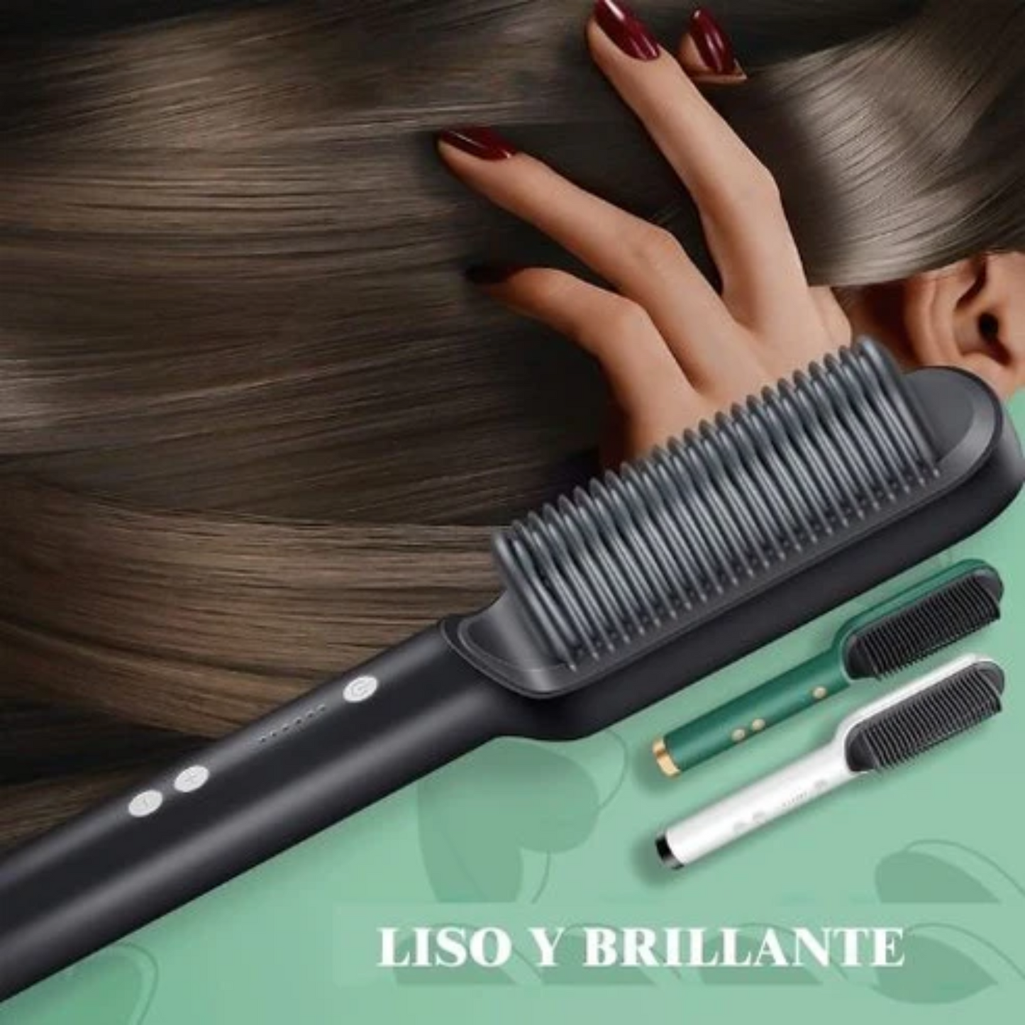 Cepillo Alisador 3 en 1 - Olvídate del frizz y las rutinas eternas