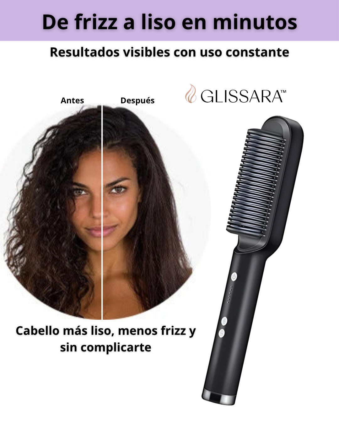 Cepillo Alisador 3 en 1