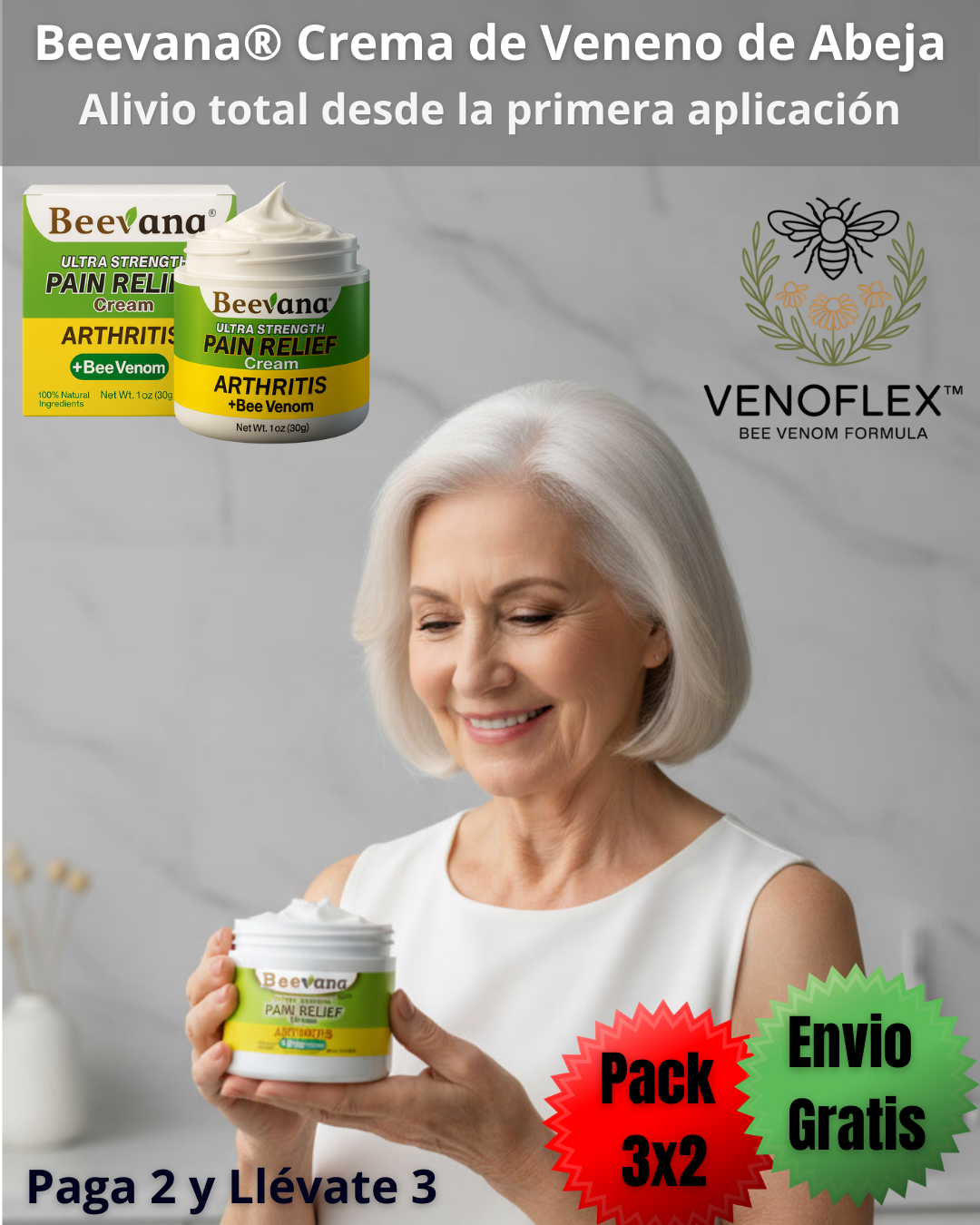 Crema Beevana Original ®  - Para dolores y articulaciones