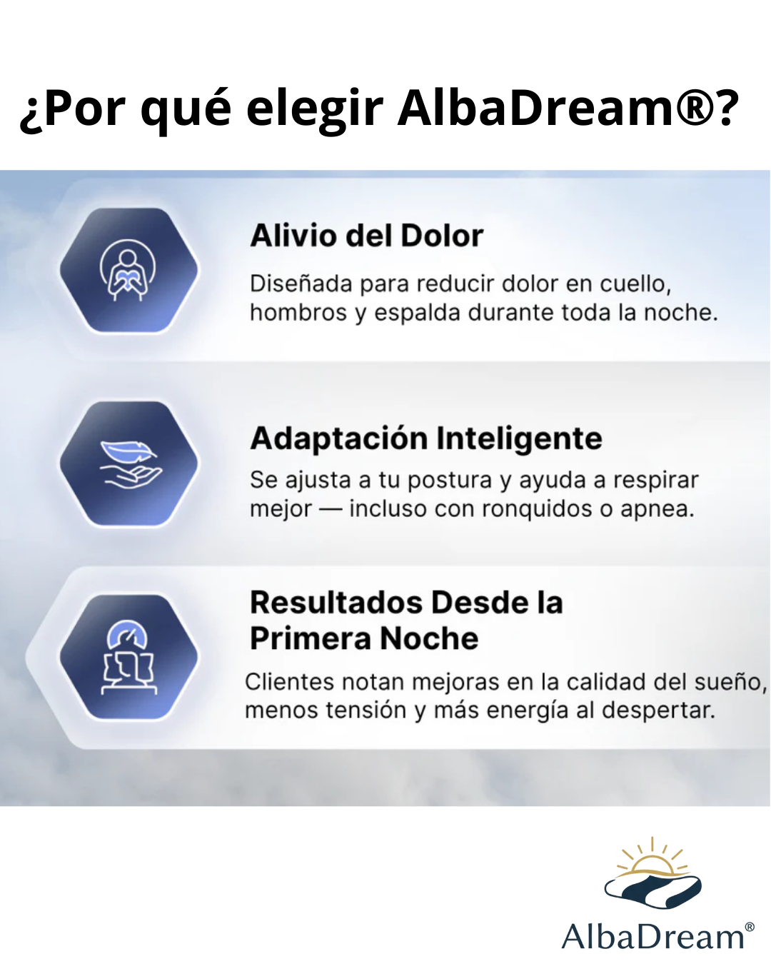 Almohada Cervical Ergonómica