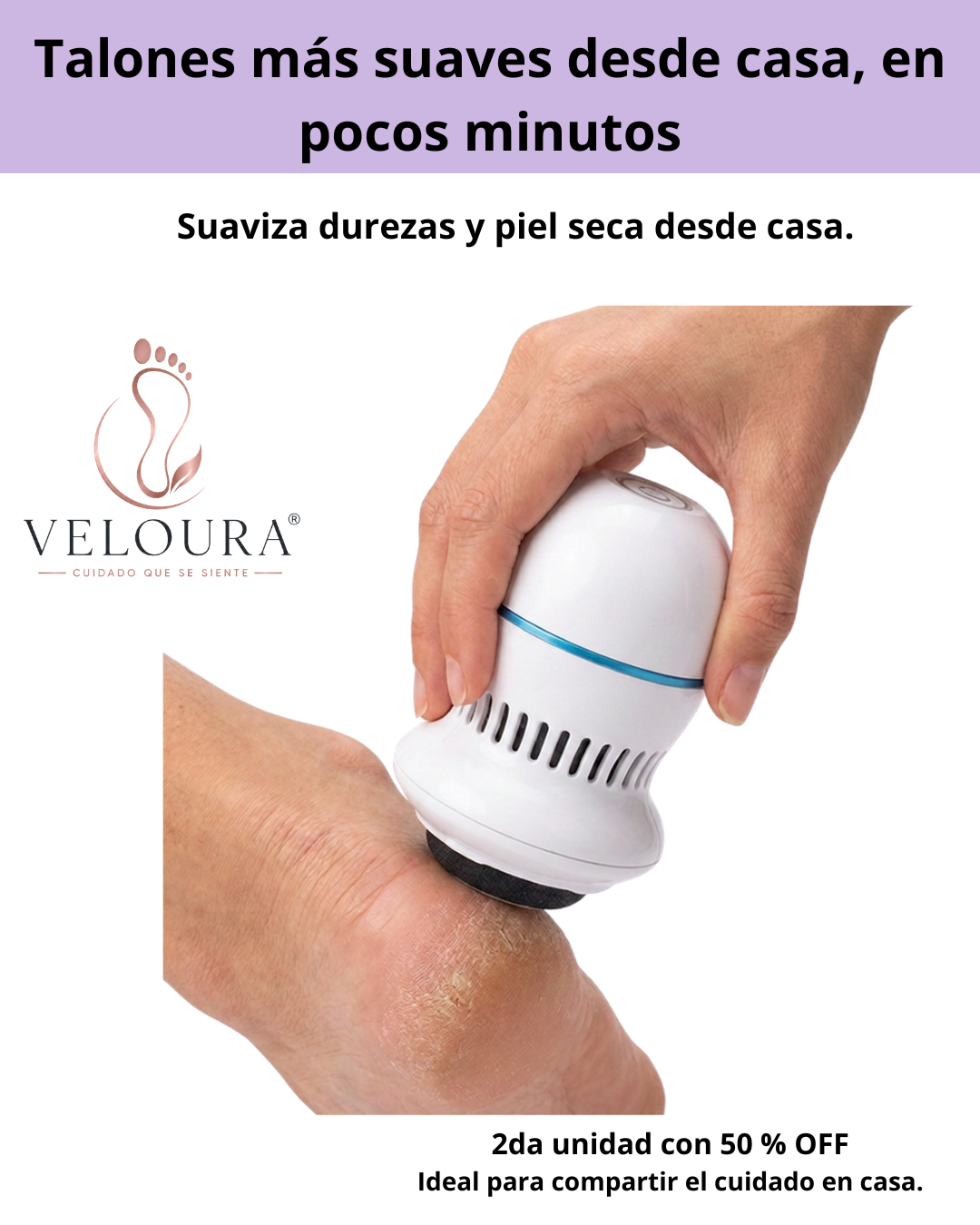 Removedor eléctrico de callos.