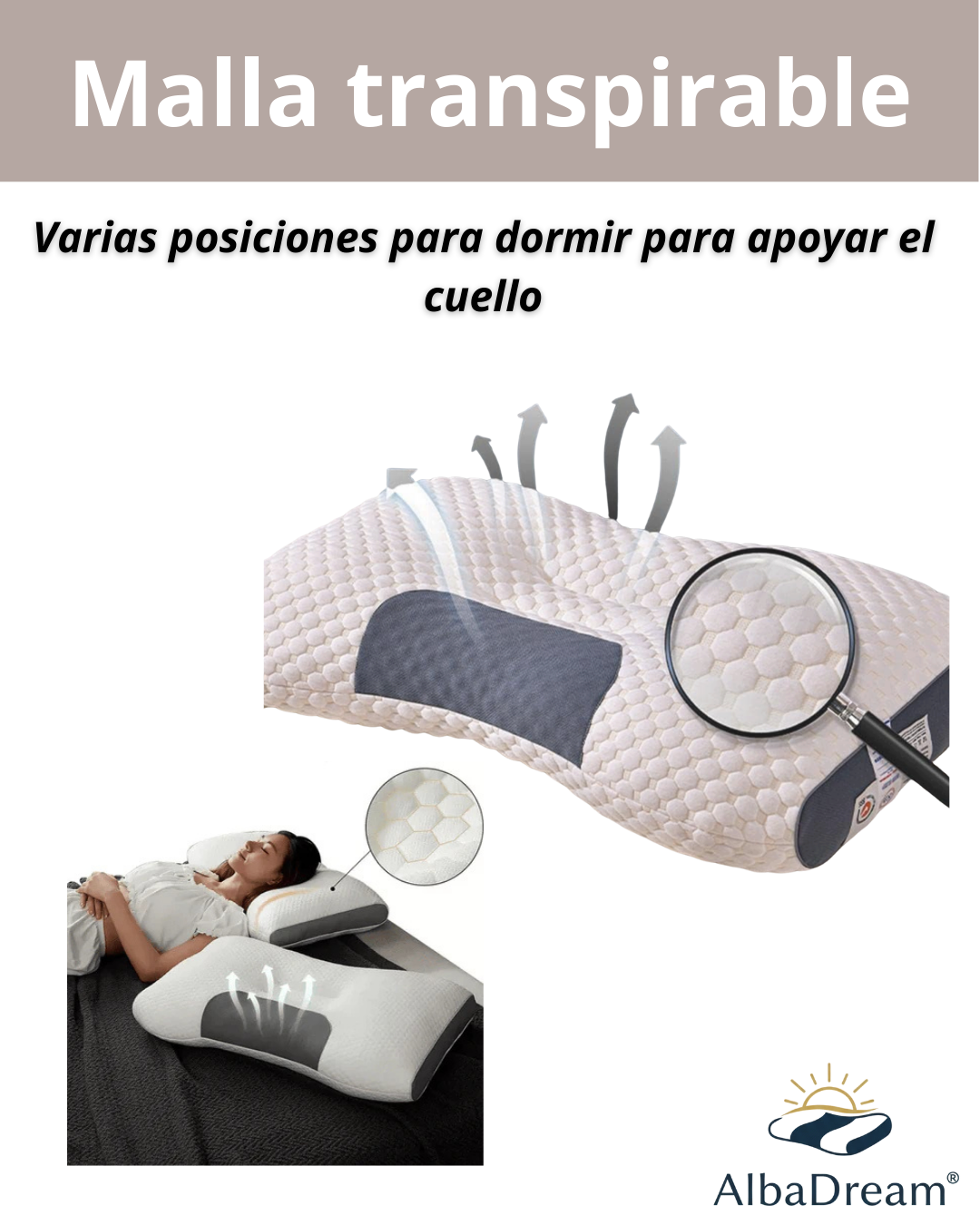 Almohada Cervical Ergonómica