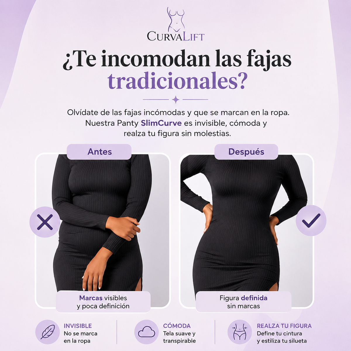 CurvaLift | Faja Panty de Compresión Cruzada