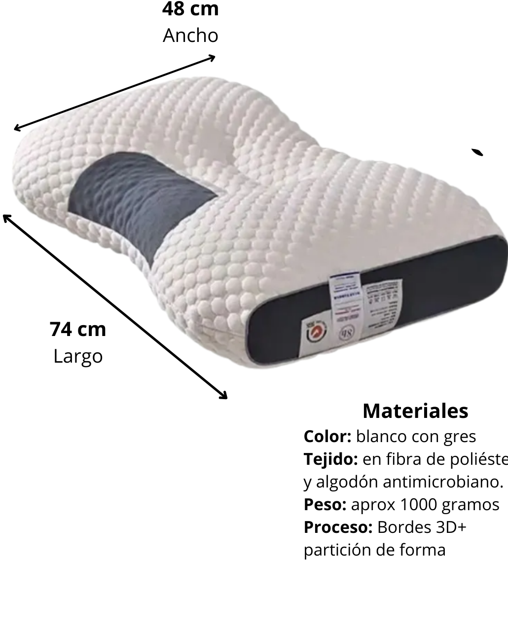 Almohada Cervical Ergonómica - El Secreto para un descanso saludable
